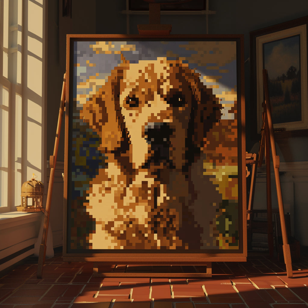 Digital Pixel Art Canvas